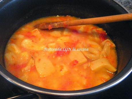 Guiso marinero de sepia con patatas