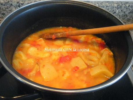 Guiso marinero de sepia con patatas