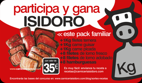 Carnicería Isidoro está de sorteo envía tu receta