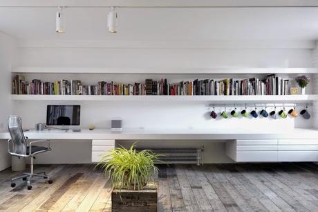 Decoración con estanterías de libros