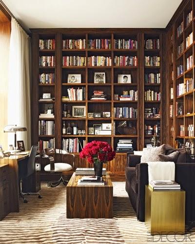 Decoración con estanterías de libros