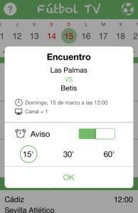 ¡No te pierdas ningún partido más! Descubre Fútbol TV. Aviso de encuentro.png