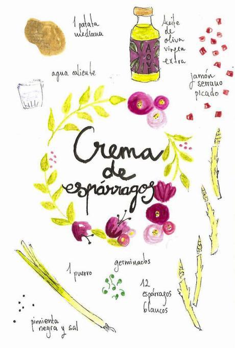 crema de esparragos blancos
