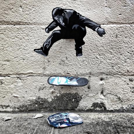 El street art en miniatura de Joe Iurato