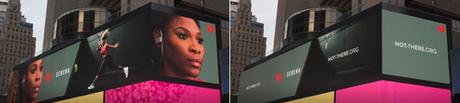 Las mujeres desaparecen de la publicidad de las calles de Nueva York por el Día de la Mujer