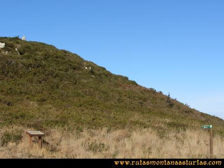 Ruta Sierra Bufarán, picos Degollada o Grande y Cotera: Desvío para el observatorio