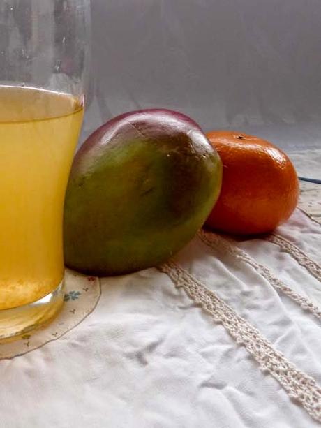 agua saborizada de mango y mandarina | el calor no se va!