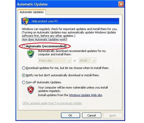 Actualizar Windows XP