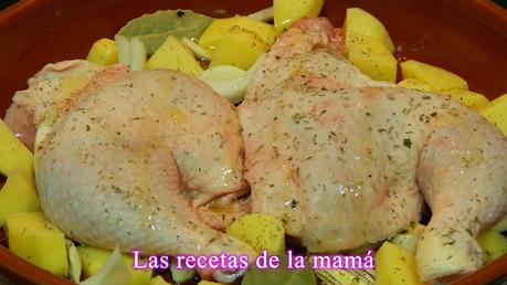 Pollo a las finas hierbas