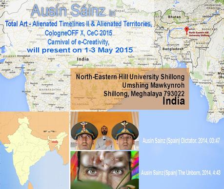 10º Festival Internacional de Videoarte de Colonia @ CeC 2015, Shillong and Ausín Sáinz.