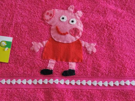 TOALLA PEPPA PIG  EN FIELTRO