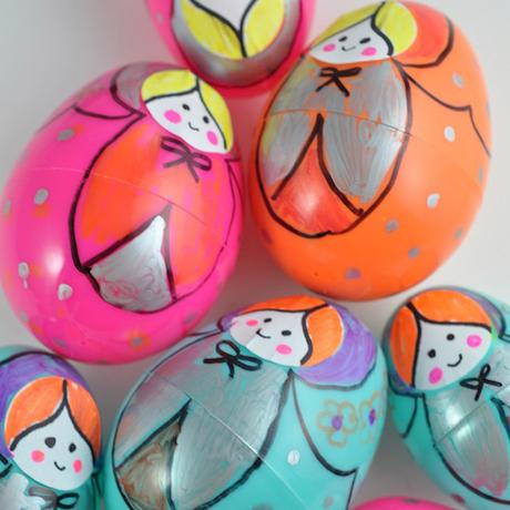 huevos de pascua decorados matriuscas rusas