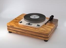 TOCADISCOS de MADERA
