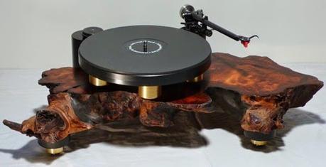 TOCADISCOS de MADERA