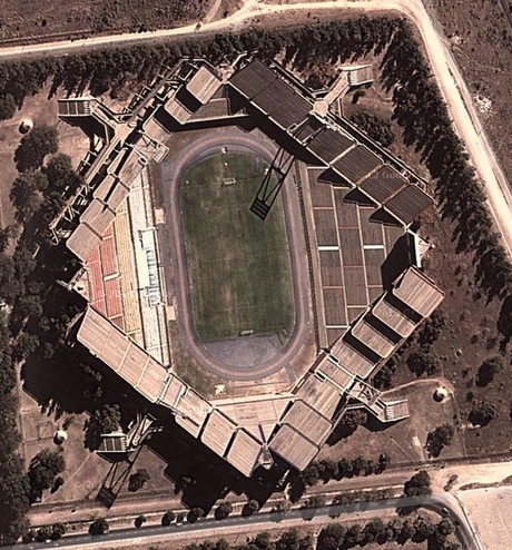 Vista aérea del estadio