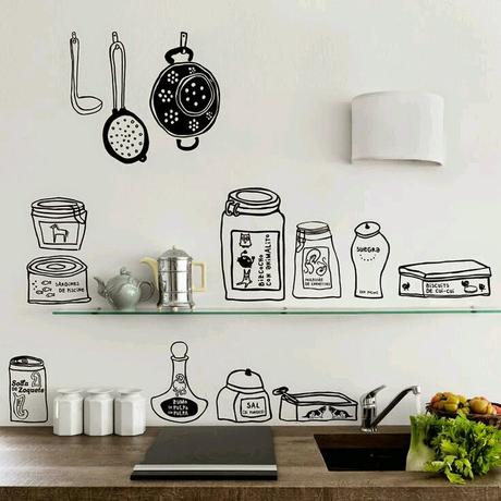 Small&LowCost Decora la cocina con vinilos