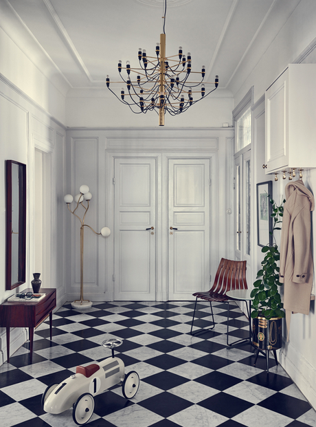 Un apartamento de estilo parisino en Estocolmo