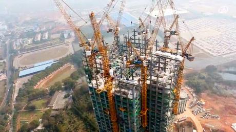 57 pisos construidos en 19 días por una constructora en China