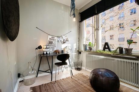 Combinar mobiliario de color negro