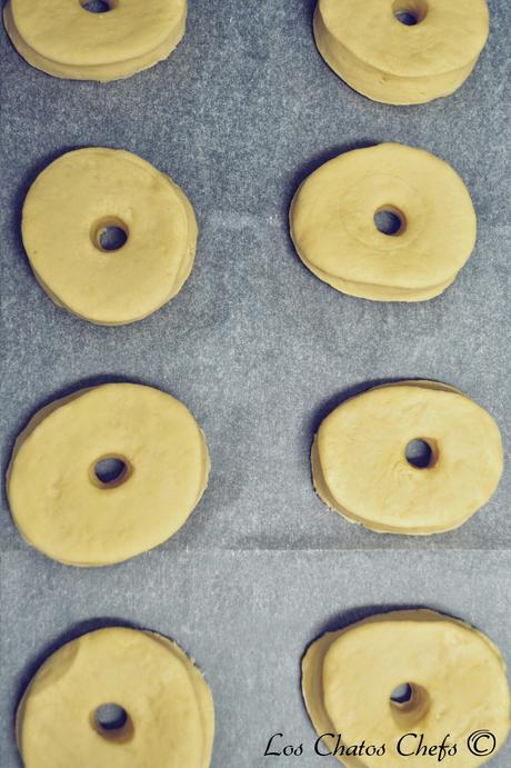 Donuts con glaseado de mandarina