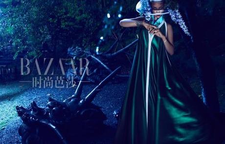 Una Rihanna de ensueño posa para Bazaar