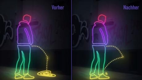 Una solución creativa para acabar con el pis en las calles de Hamburgo