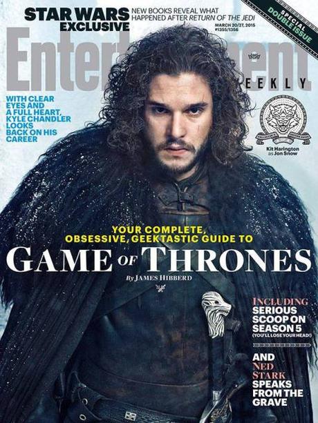 Portadas de #EntertainmentWeekly dedicadas a 5ta temporada de #GameOfThrones