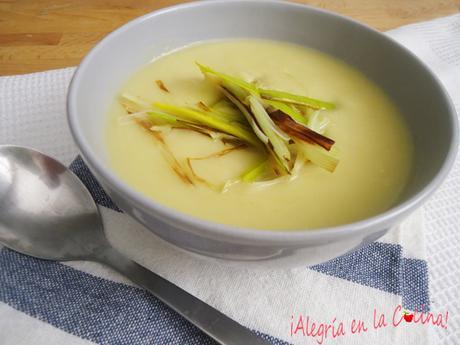 Receta de crema de puerros