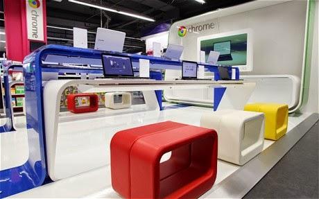 Google abre su primera tienda física en Londres llamada The Google Shop.