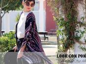 Look poncho étnico