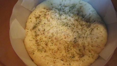 Focaccia de jamón y queso olla GM