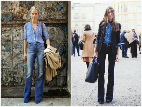 5 formas de llevar el vaquero campana