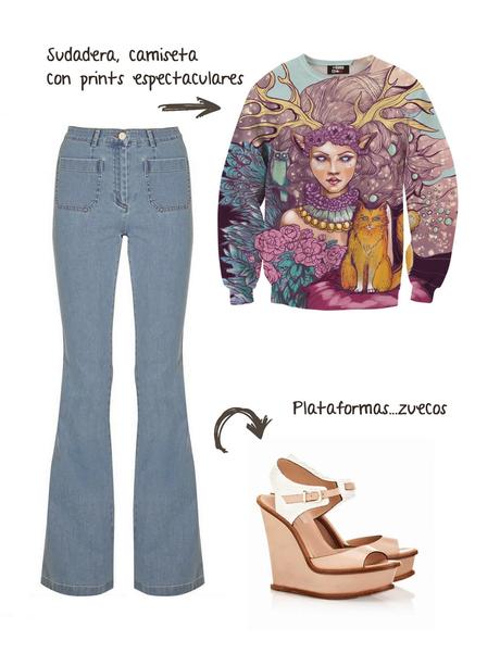 5 formas de llevar el vaquero campana