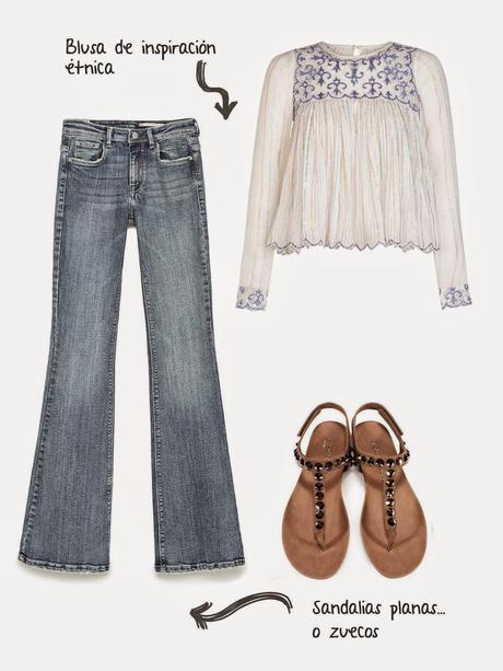 5 formas de llevar el vaquero campana