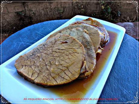 Redondo de ternera asado