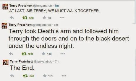 Hoy estamos de luto. Hasta siempre,Terry Pratchett