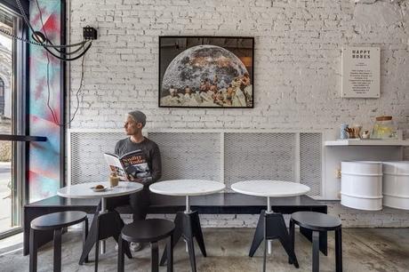 Cafetería alternativa en Nueva York