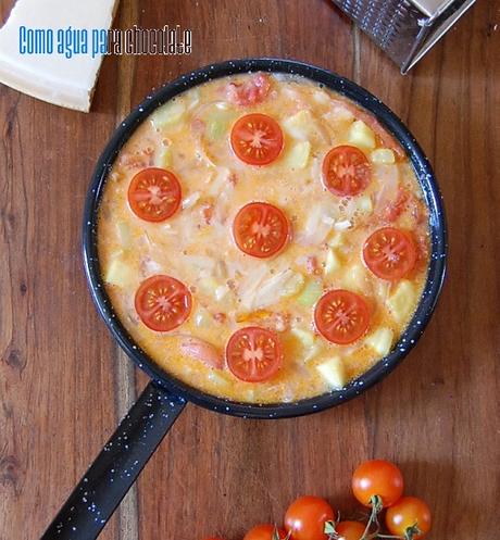 FRITTATA DE TOMATES.