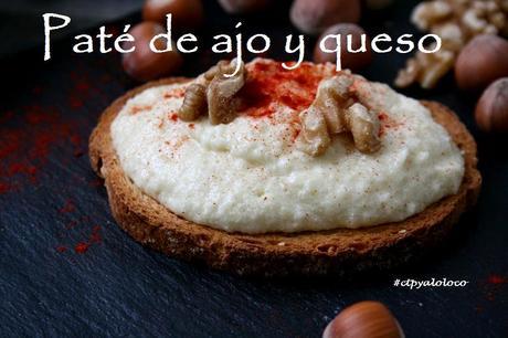 Paté de ajo y queso curado