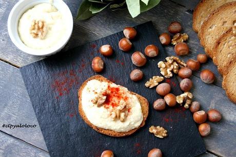 Paté de ajo y queso curado