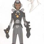 Diseño para Armor Wars de Secret Wars