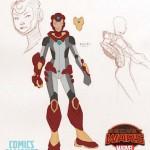 Diseño para Armor Wars de Secret Wars
