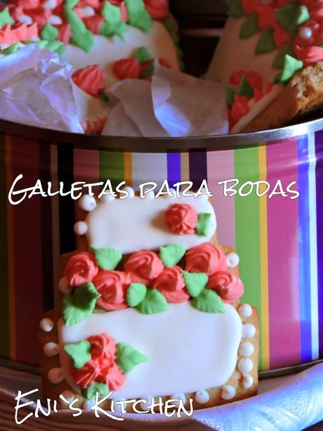 Galletas de cacahuetes pintadas para bodas!