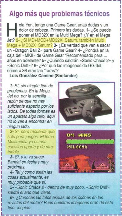 Ay que me da... Hobby Consolas nº 37 (Octubre 1994), página 162.