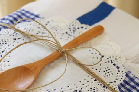 finde frugal: empaquetando con un paño de cocina