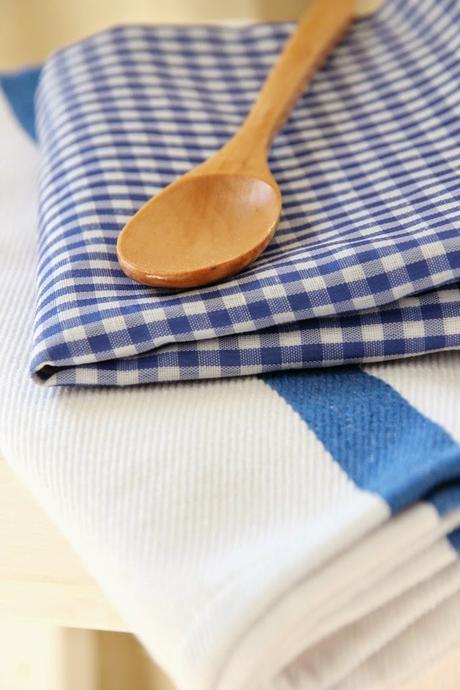 finde frugal: empaquetando con un paño de cocina