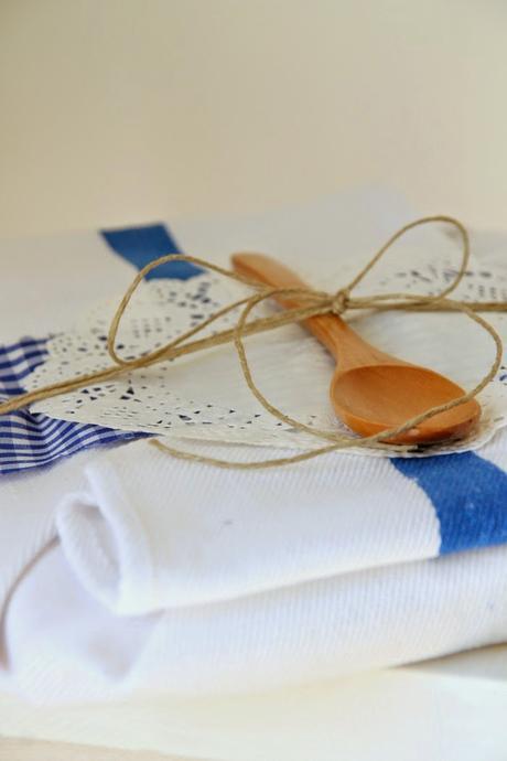 finde frugal: empaquetando con un paño de cocina