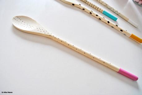 DIY Utensilios de madera con pirograbado