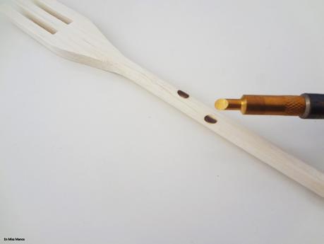 DIY Utensilios de madera con pirograbado