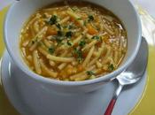 Sopa fideos zucca